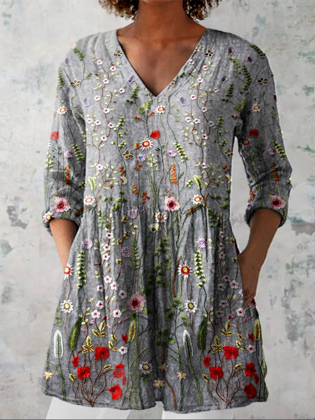 Sloane | Blusa amplia con diseño llamativo