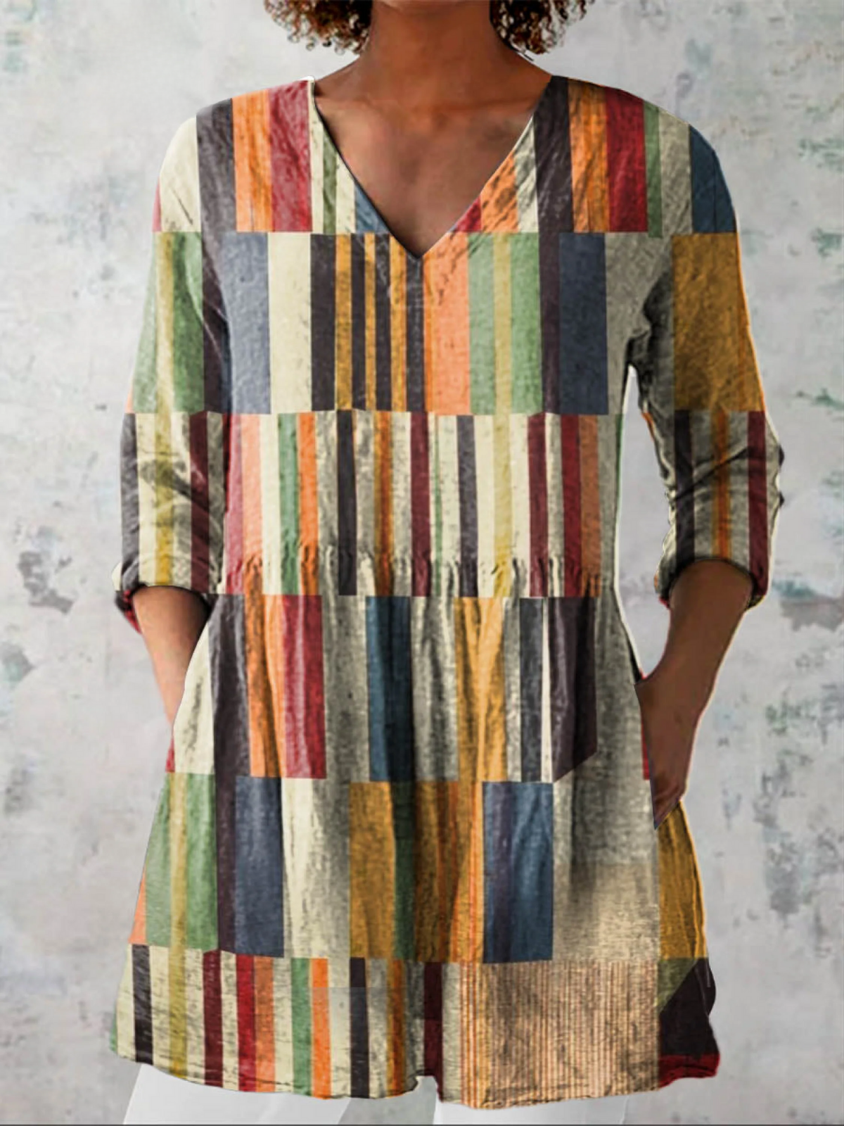 Avery | Blusa Amplia con Diseño Vibrante