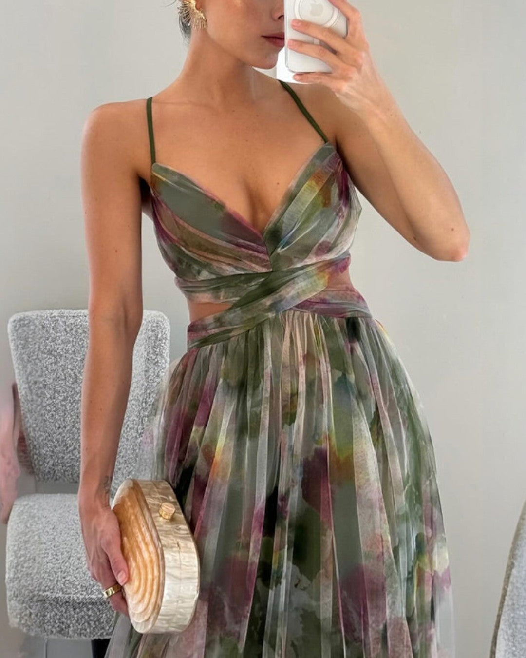 La Scintilla | Vestido Maxi Floral con Elegancia