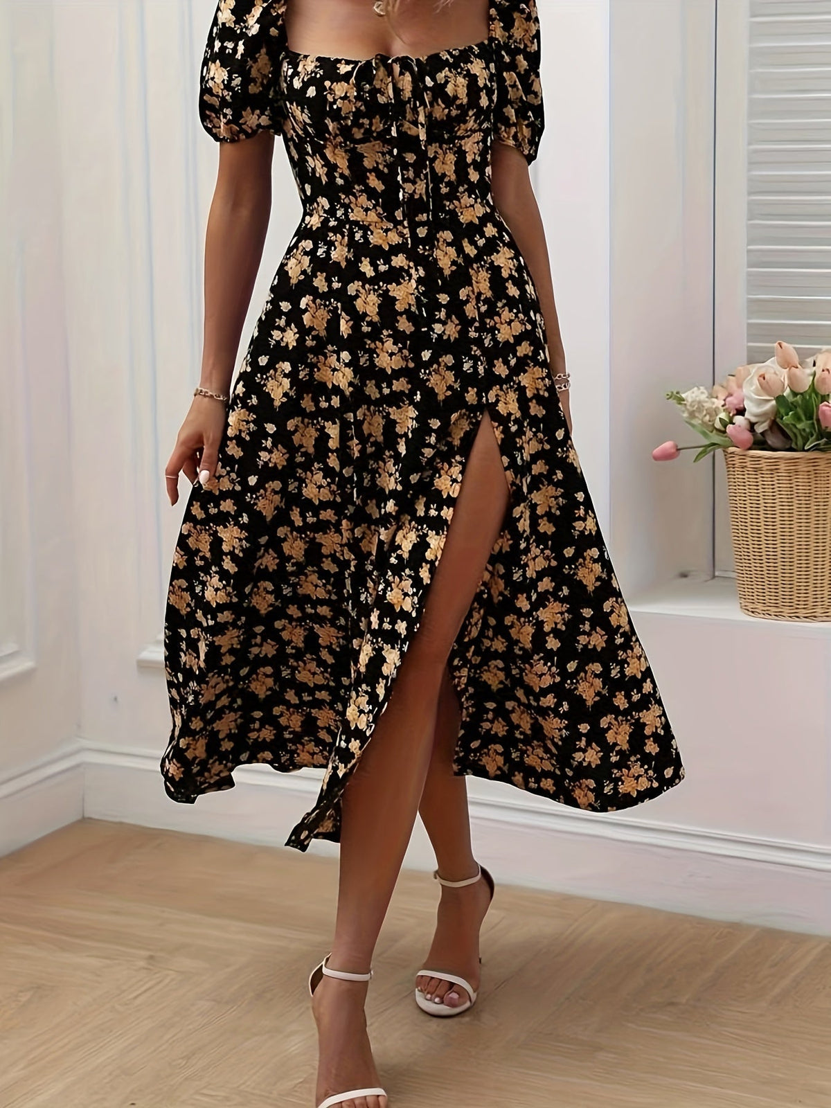 La Scintilla | Vestido Floral Elegante Chloé