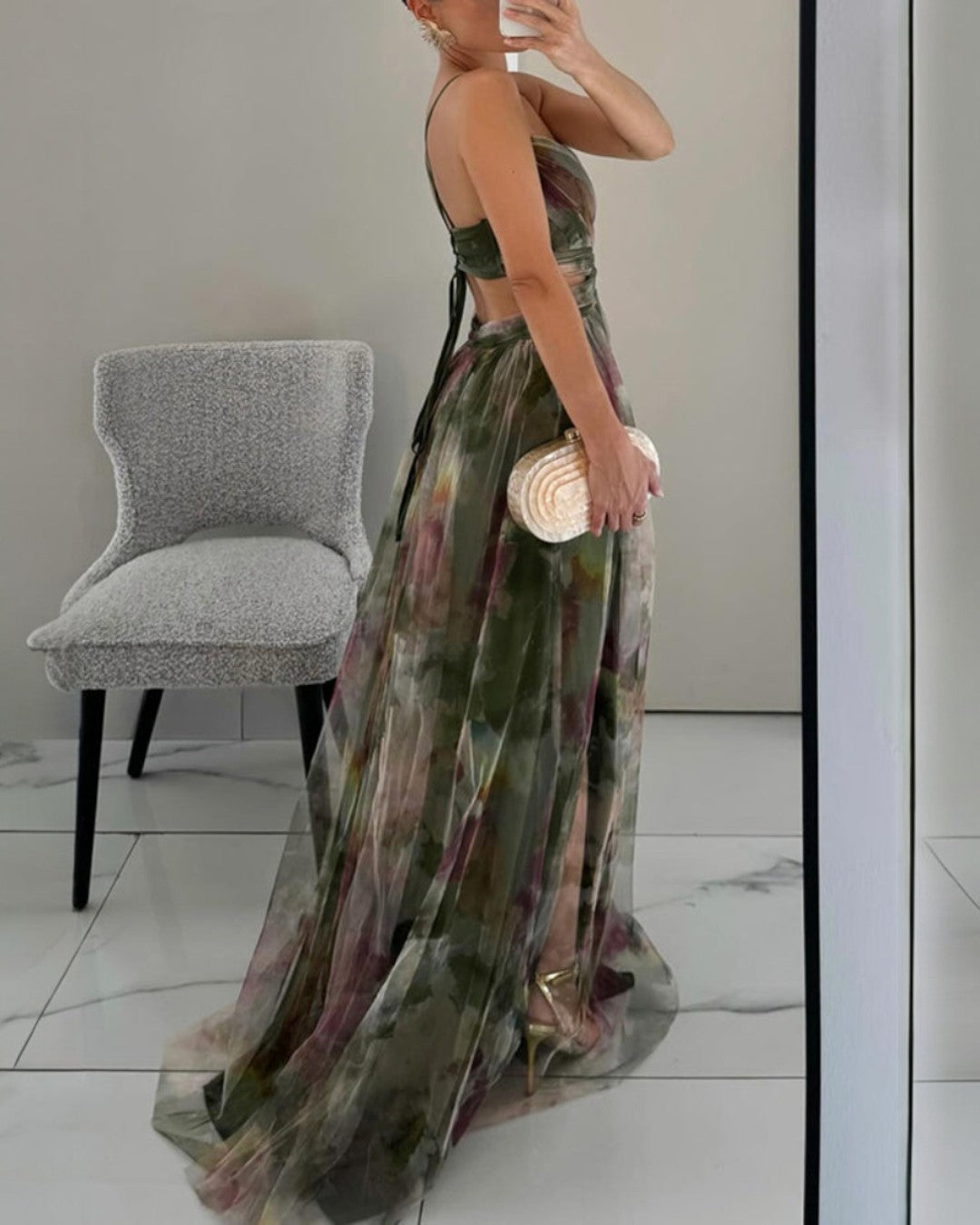 La Scintilla | Vestido Maxi Floral con Elegancia