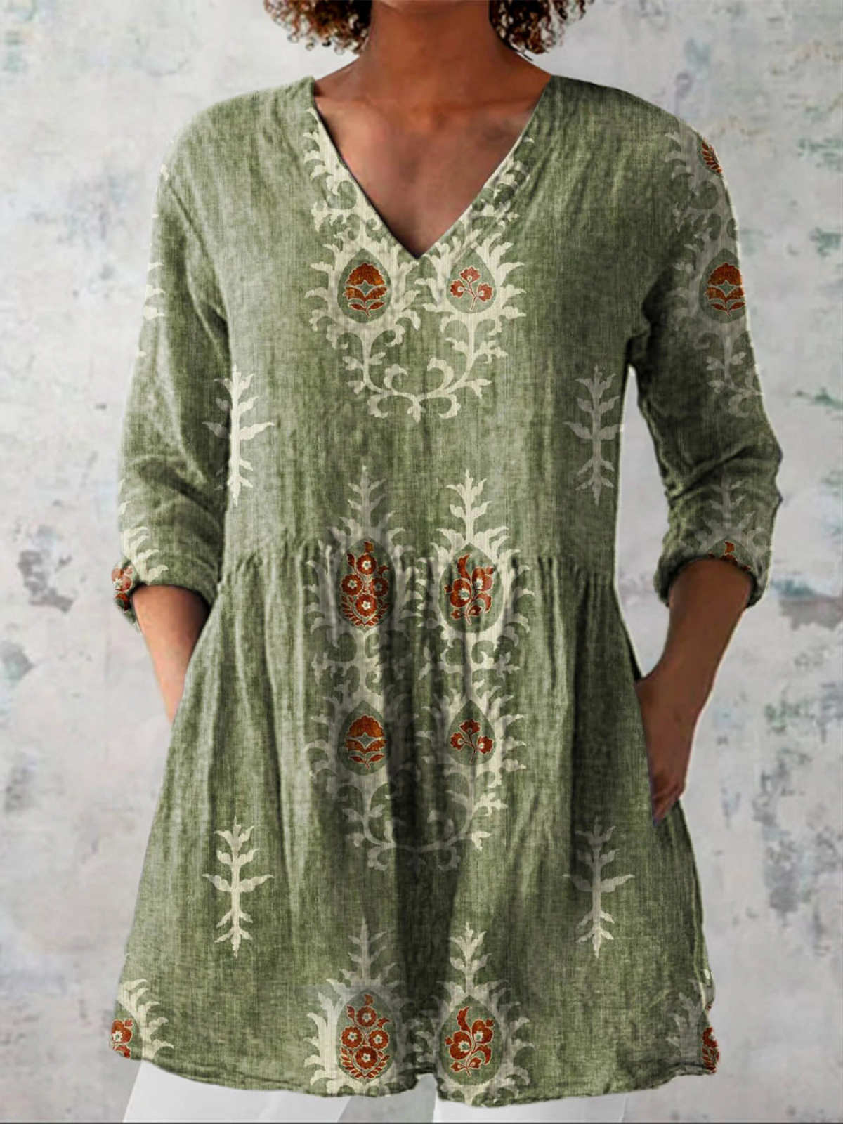 Blair | Blusa Amplia con Diseño Vibrante