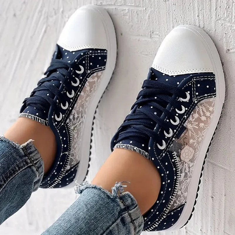 Chiara | Zapatillas Elegantes para Mujer con Detalles Florales