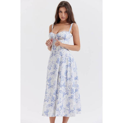 Mia™ | Vestido Midi con Diseño de Corsé