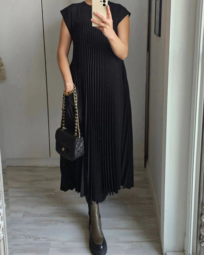 La Scintilla | Vestido Sin Mangas con Pliegues