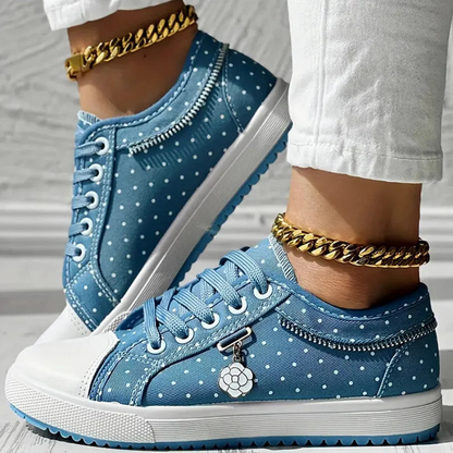 Chiara | Zapatillas Elegantes para Mujer con Detalles Florales