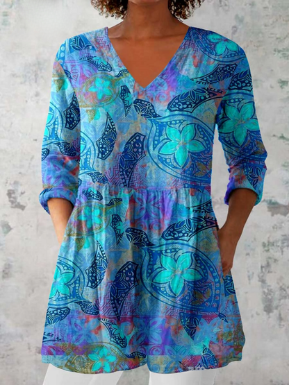 Riley | Blusa amplia con diseño llamativo