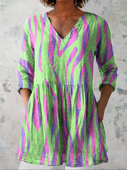 Mira | Blusa Larga con Diseño Vibrante