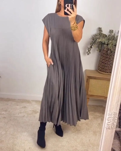 La Scintilla | Vestido Sin Mangas con Pliegues