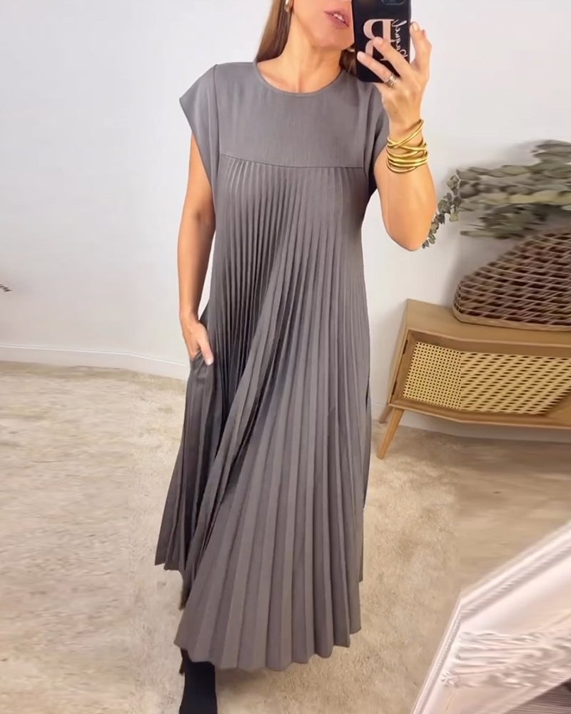 La Scintilla | Vestido Sin Mangas con Pliegues
