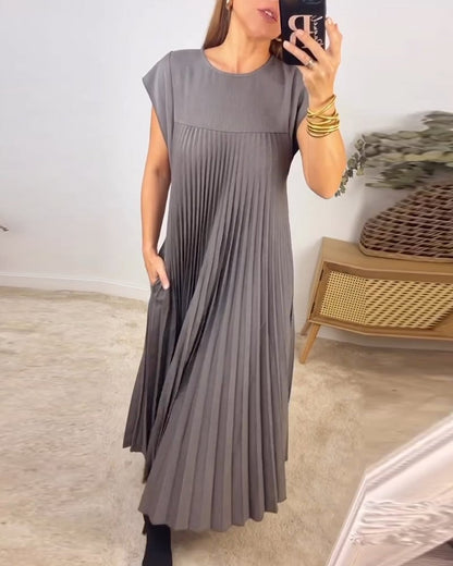La Scintilla | Vestido Sin Mangas con Pliegues