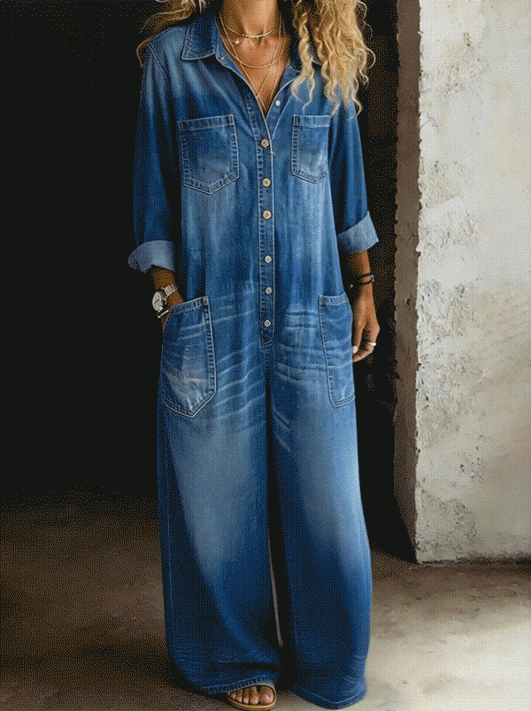 Lena | Mono denim cómodo y casual