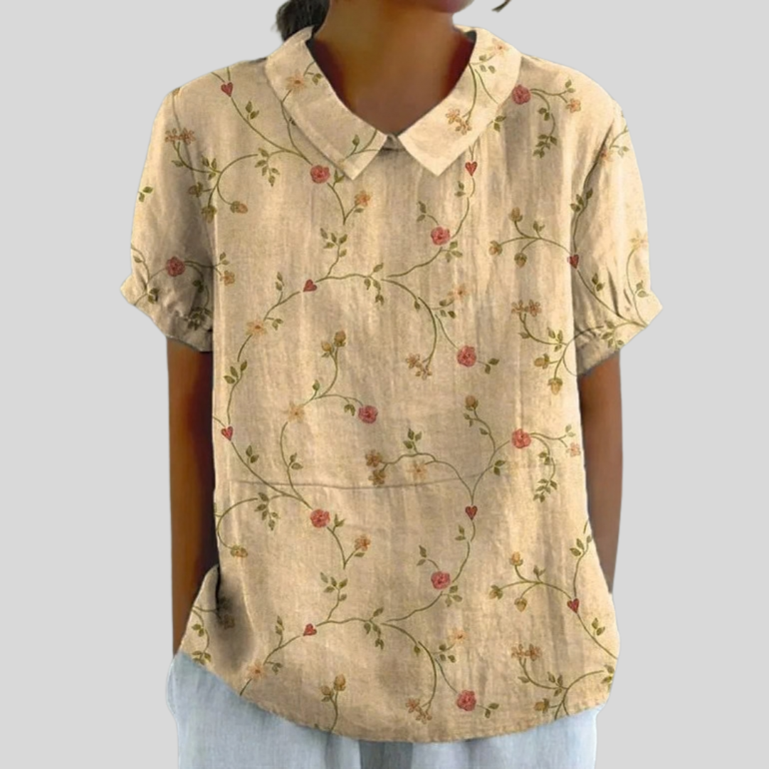 Elly | Blusa Floral Elegante y Cómoda