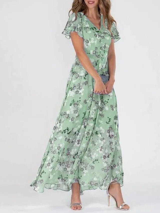 La Scintilla | Vestido Largo Floral Élina" can be rewritten as "La Scintilla | Élina Vestido Largo con Estampado Floral.