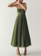 La Chispa | Elegante vestido de tul drapeado