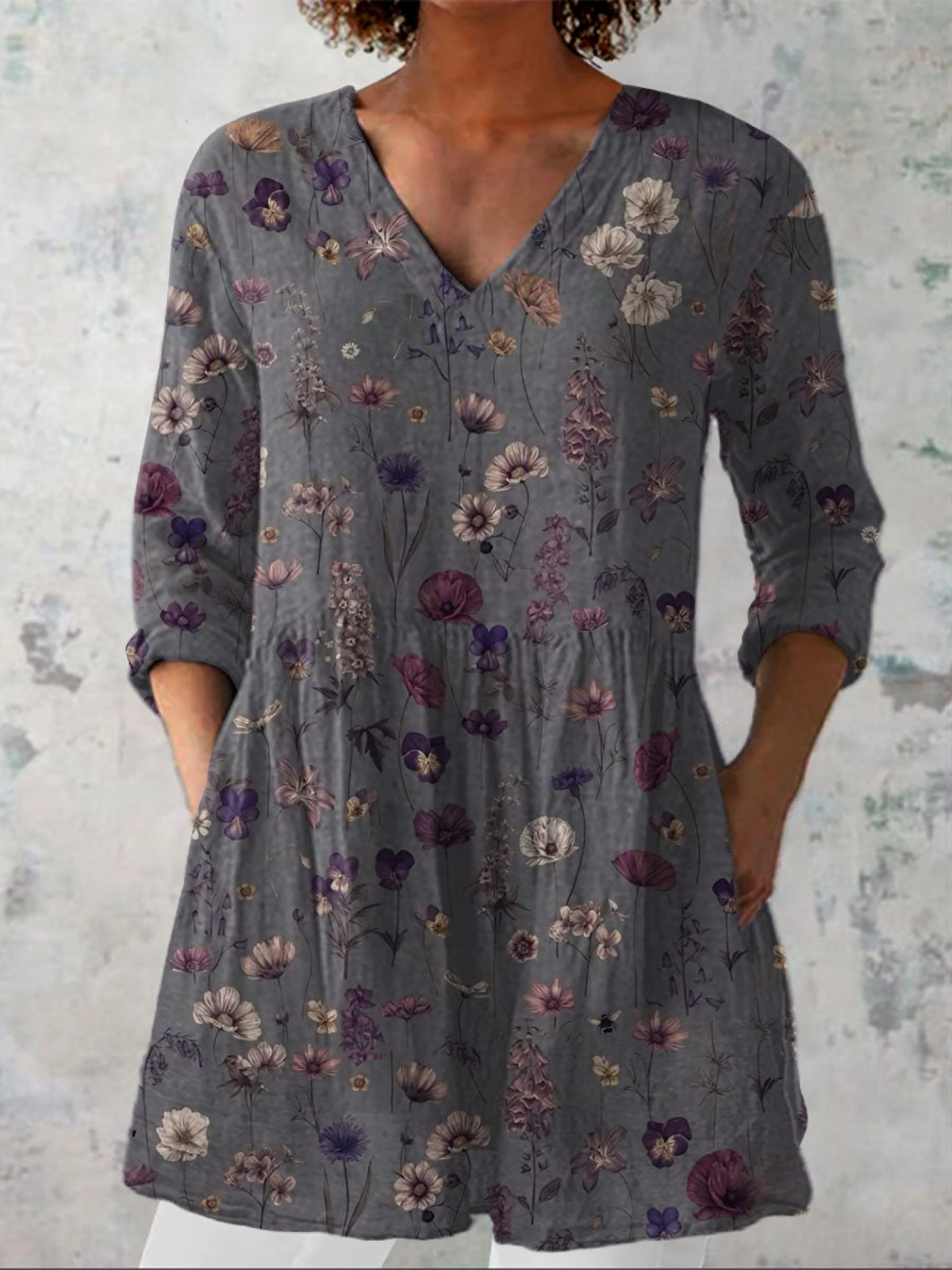 Kira | Blusa Oversize con Estampado Vibrante