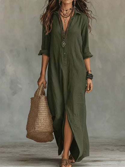 Sheila | Vestido maxi con silueta versátil para el día a día