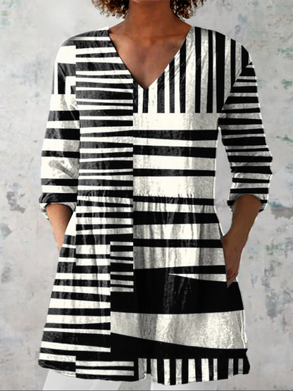 Quinn | Blusa Amplia con Diseño Vibrante
