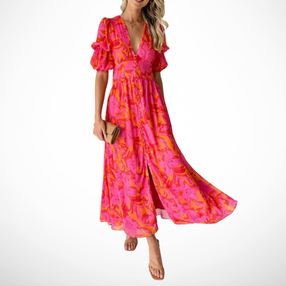 La Chispa | Vestido Maxi Brillo Solar