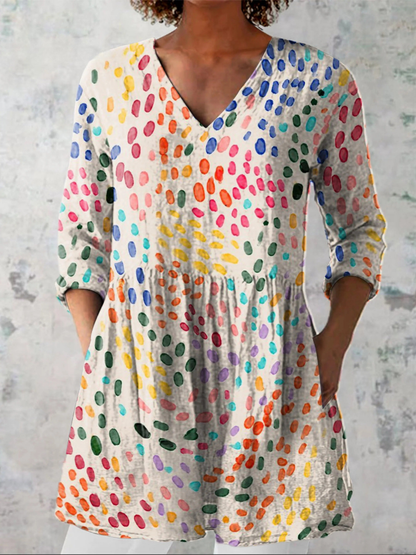 Noelle | Blusa Oversize con Diseño Vibrante