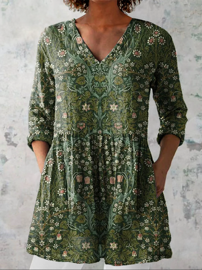 Skye | Blusa Larga con Estampado Vibrante