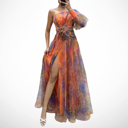 La Chispa | Vestido Floral con Toque de Elegancia