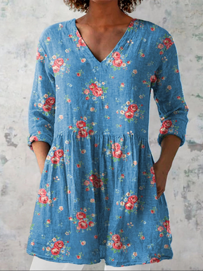 Ayla | Blusa Amplia con Diseño Vibrante