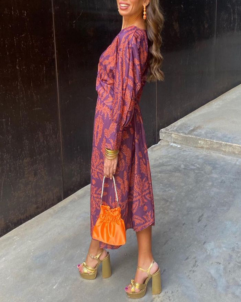 La Chispa | Vestido Midi Floral con Elegancia