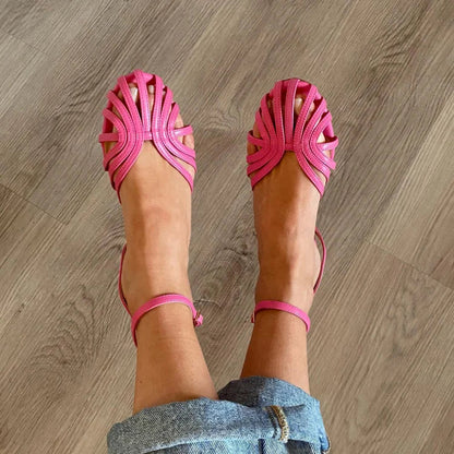 Victoria | Sandalias Joyas Doradas