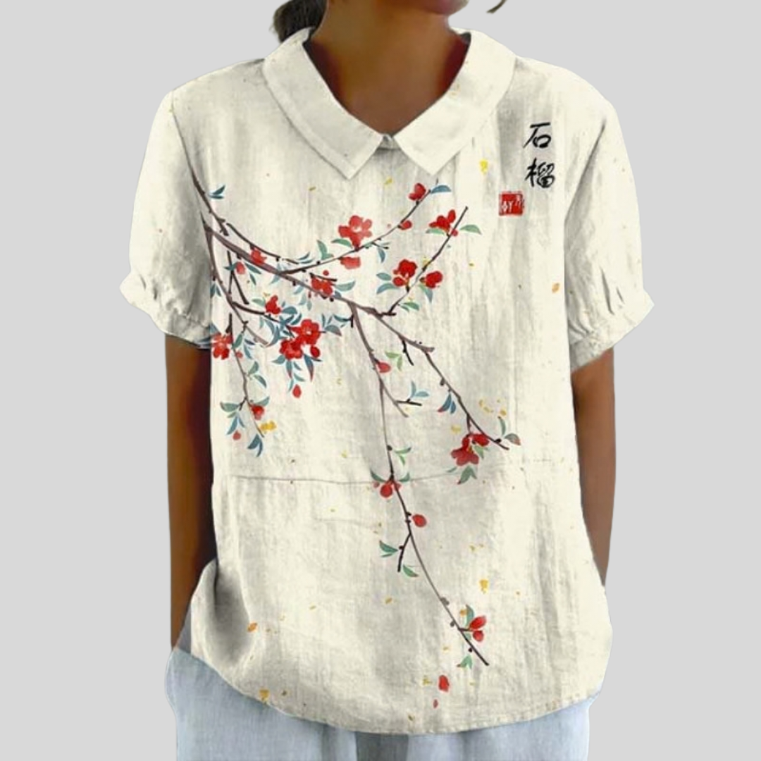 Holly | Blusa Floral Elegante y Cómoda
