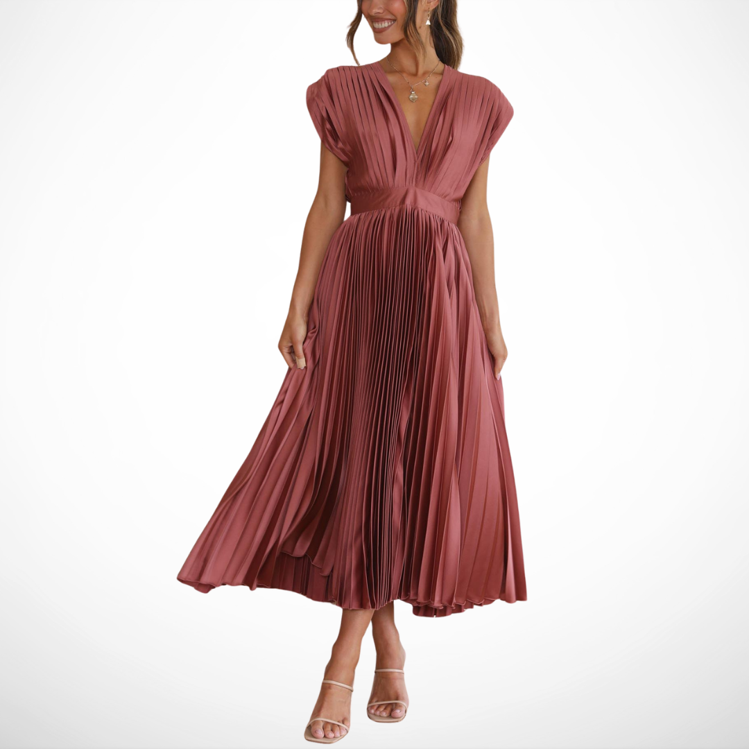 La Chispa | Vestido Elegante con Pliegues