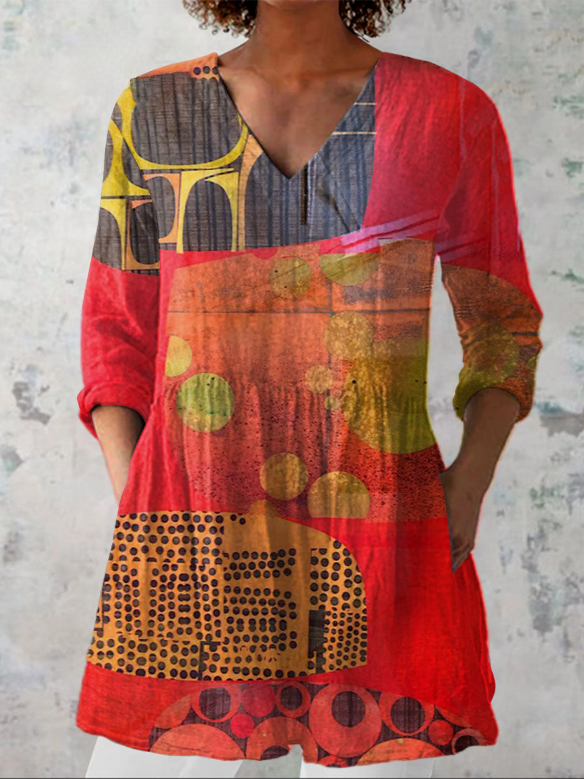 Skylar | Blusa amplia con diseño llamativo