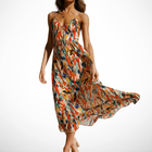 La Chispa | Vestido Midi en Color Vibrante