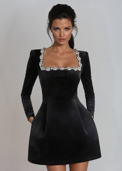 La Scintilla | Mini Vestido de Terciopelo