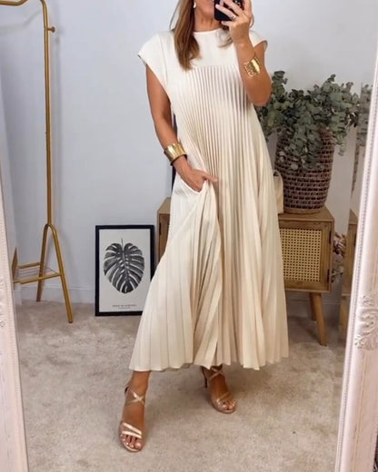 La Scintilla | Vestido Sin Mangas con Pliegues