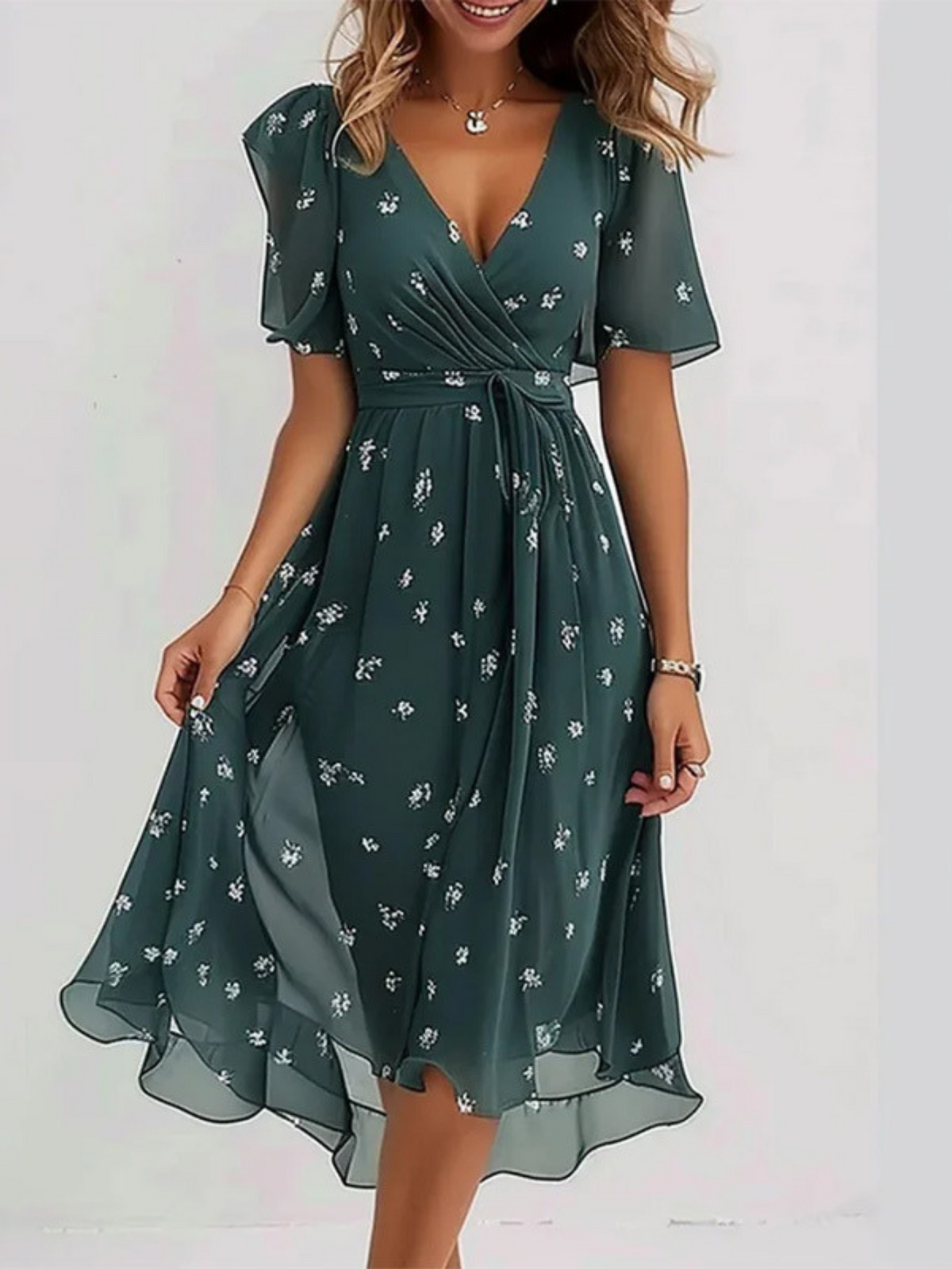 Matilda | Vestido de Verano con Diseño que Acentúa la Barriga