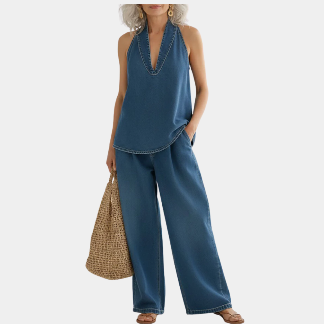 Livi | Conjunto Denim Vintage
