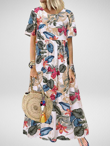 Aviva™ | Boho Floral Maxi Dress