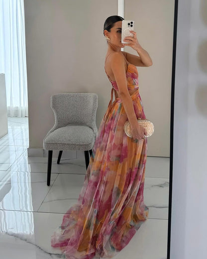 La Scintilla | Vestido Maxi Floral con Elegancia