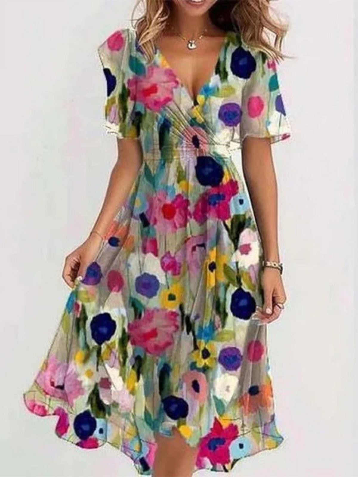 Matilda | Vestido de Verano con Diseño que Acentúa la Barriga