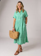 La Chispa | Vestido Elegante de Rayas Suaves
