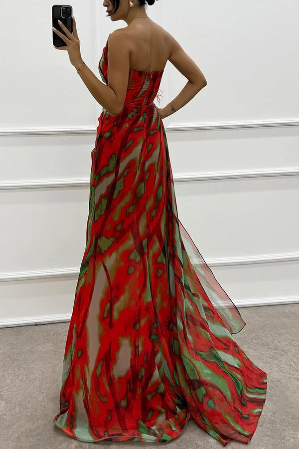 Mia™ | Vestido Vibrante con Drapado