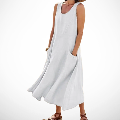 La Scintilla | Chloé Maxi Dress in Natural Comfort