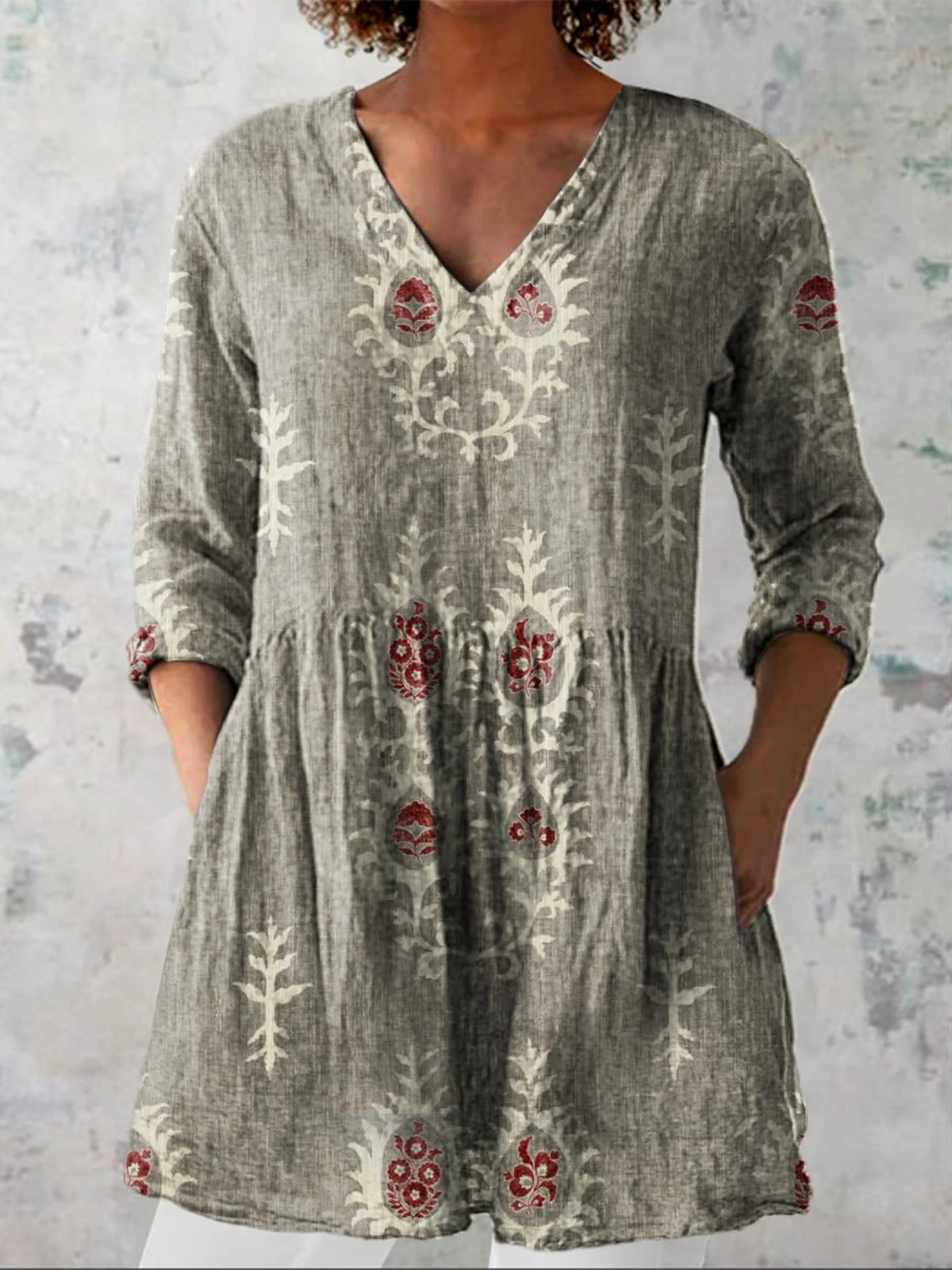 Blair | Blusa Amplia con Diseño Vibrante