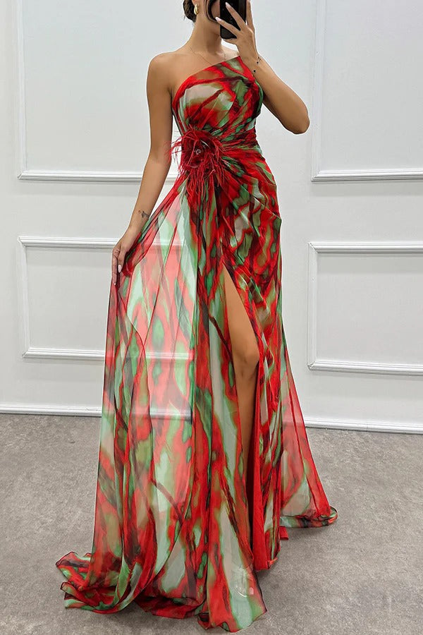 Mia™ | Vestido Vibrante con Drapado