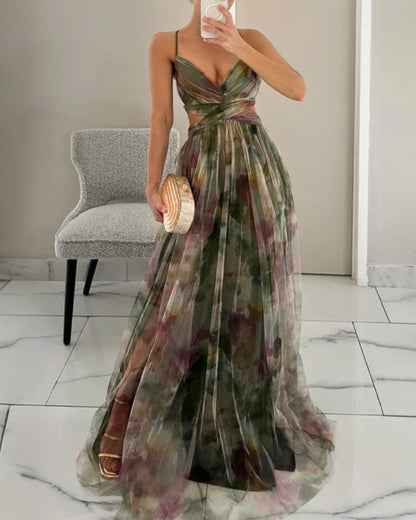 La Scintilla | Vestido Maxi Floral con Elegancia