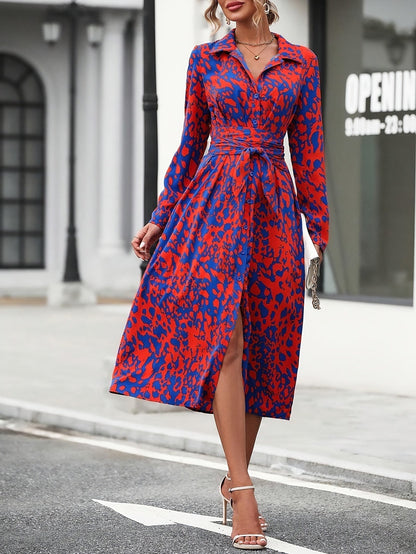 Zafira™ | Vestido Camisero Geométrico