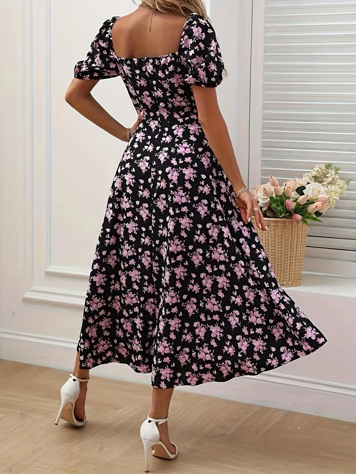 La Scintilla | Vestido Floral Elegante Chloé