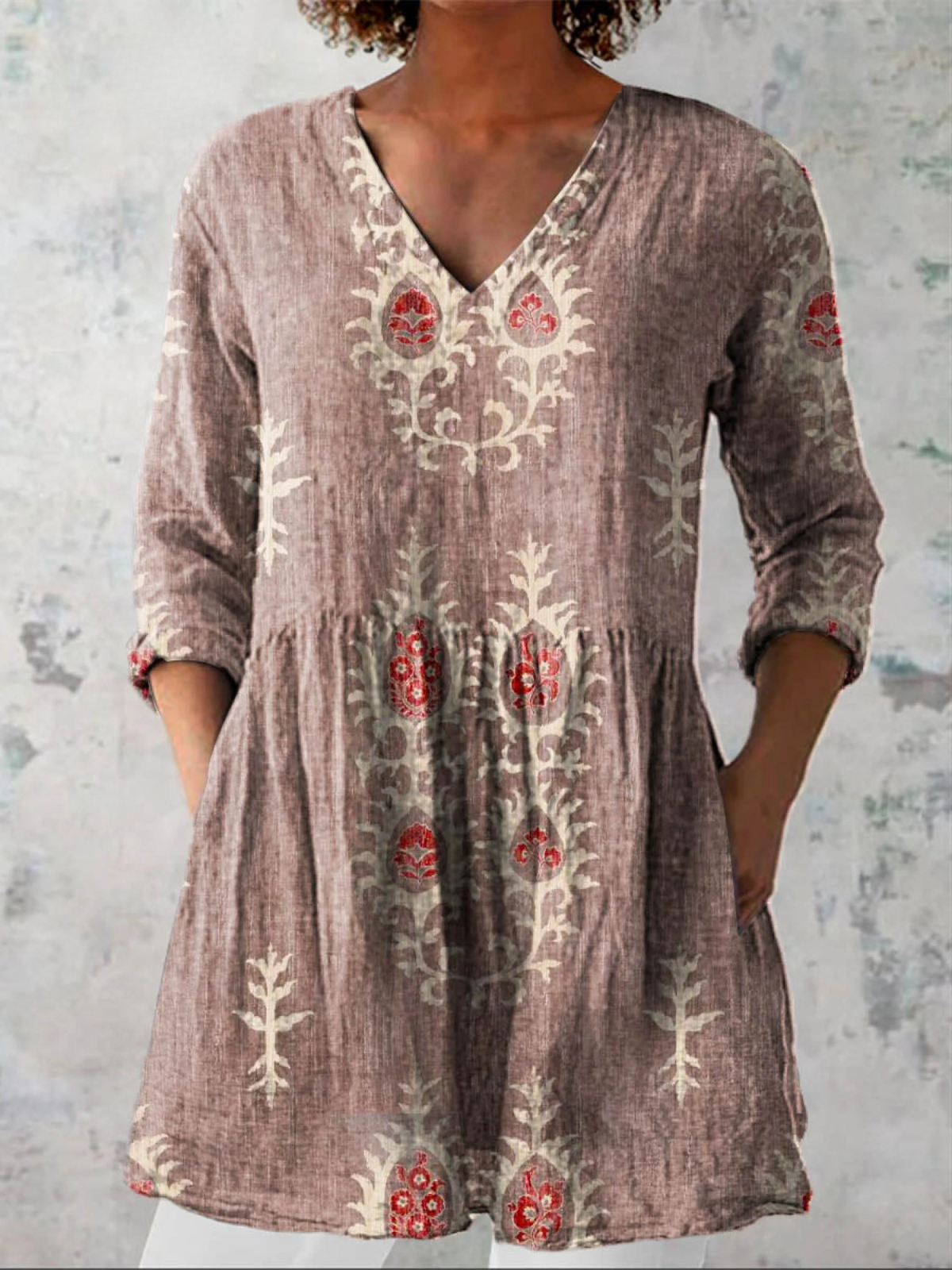 Blair | Blusa Amplia con Diseño Vibrante