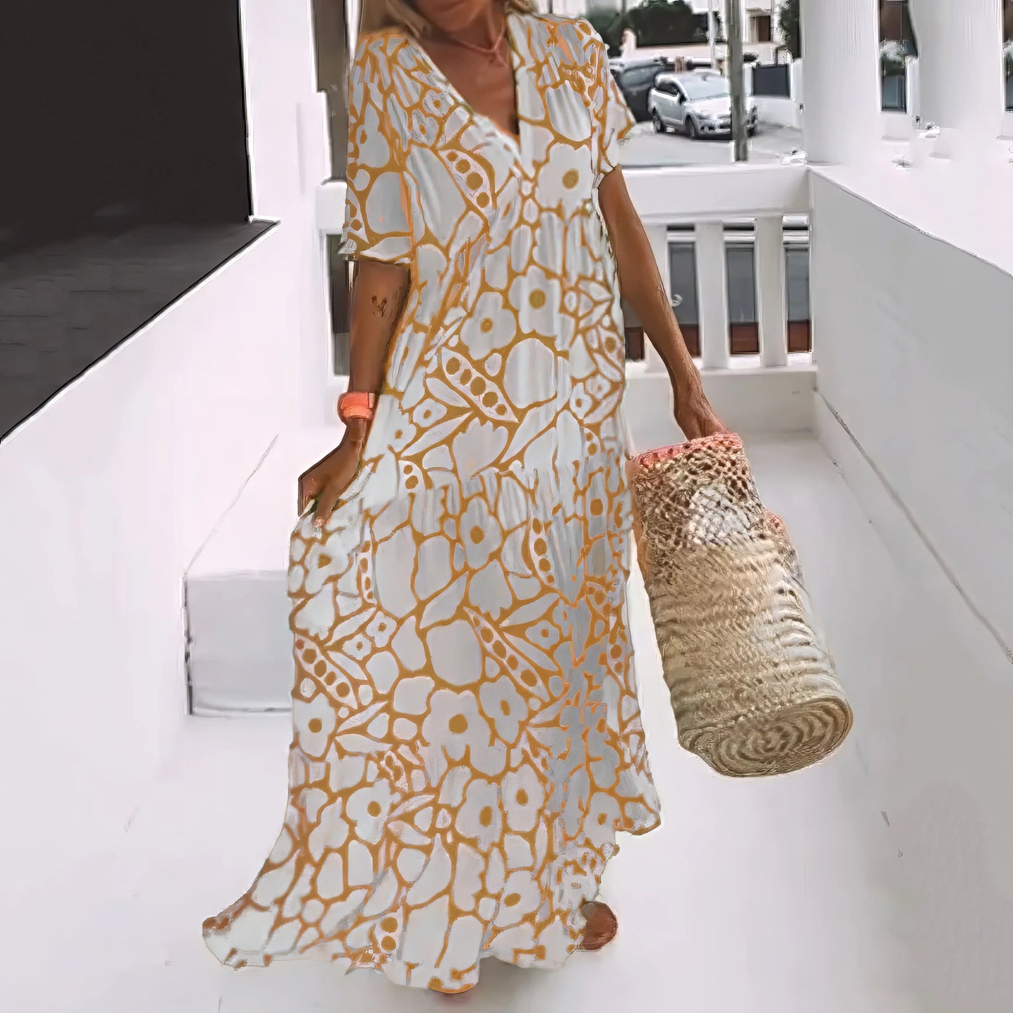 La Chispa | Vestido Maxi de Elegancia Natural